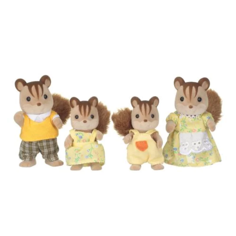 Image : Figurines Famille ecureuil Roux Sylvanian Families 4172