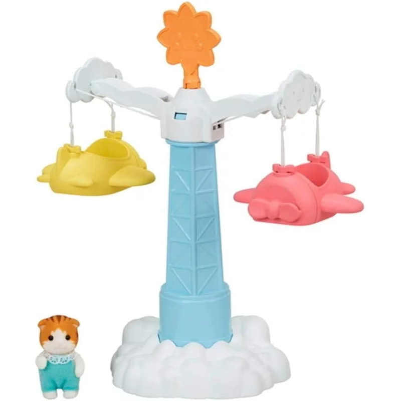 Image : Le manege volant des bebes Sylvanian 5334 SYLVANIAN FAMILIES