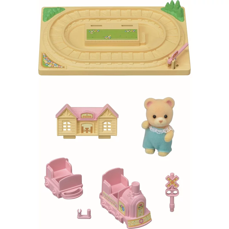 Image : Playset Sylvanian Families Le train tchou-tchou des bebes 5320