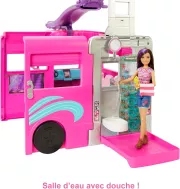 Image : Barbie - Camping-Car Transformable - 7 Zones de Jeu