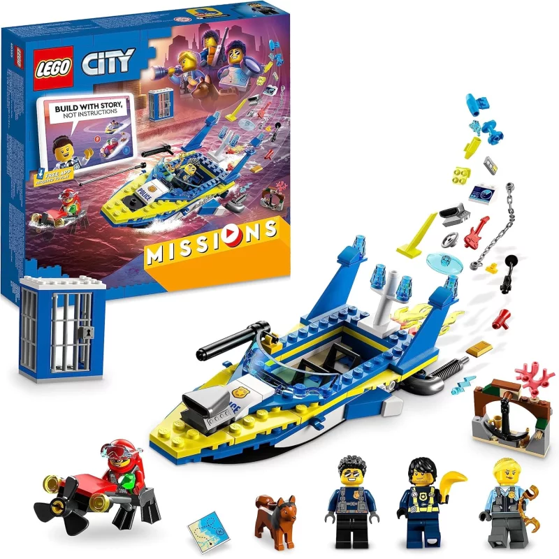 Image : LEGO 60355 City Missions des Detectives de la Police sur l'Eau