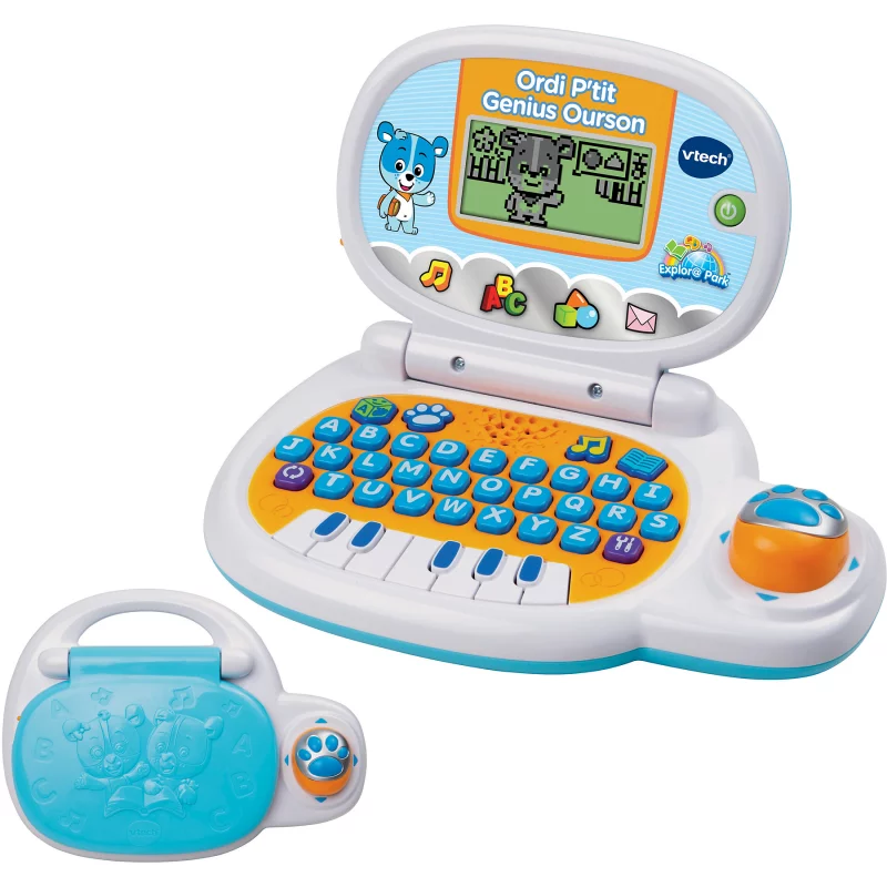 Image : VTECH - Ordi P'tit Genius Ourson - Bleu
