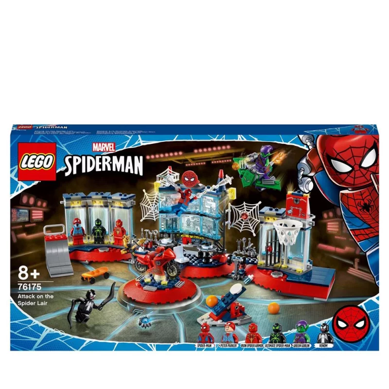 Image : LEGO Marvel 76175 L'Attaque contre le Repaire de Spider