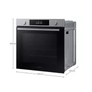 Image : Four Samsung Four Twin Convection Pyrolyse NV7B4450VAS