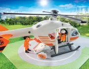PLAYMOBIL 70048 Helicoptere de secours- City Life