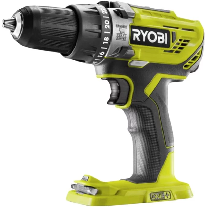 Image : Perceuse-visseuse a percussion Ryobi ONE+ R18PD3-0 18V (sans batterie)