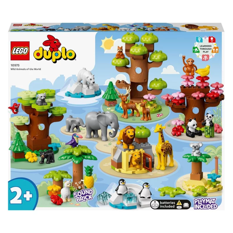 Image : Lego 10975 Duplo Animaux Sauvages du Monde