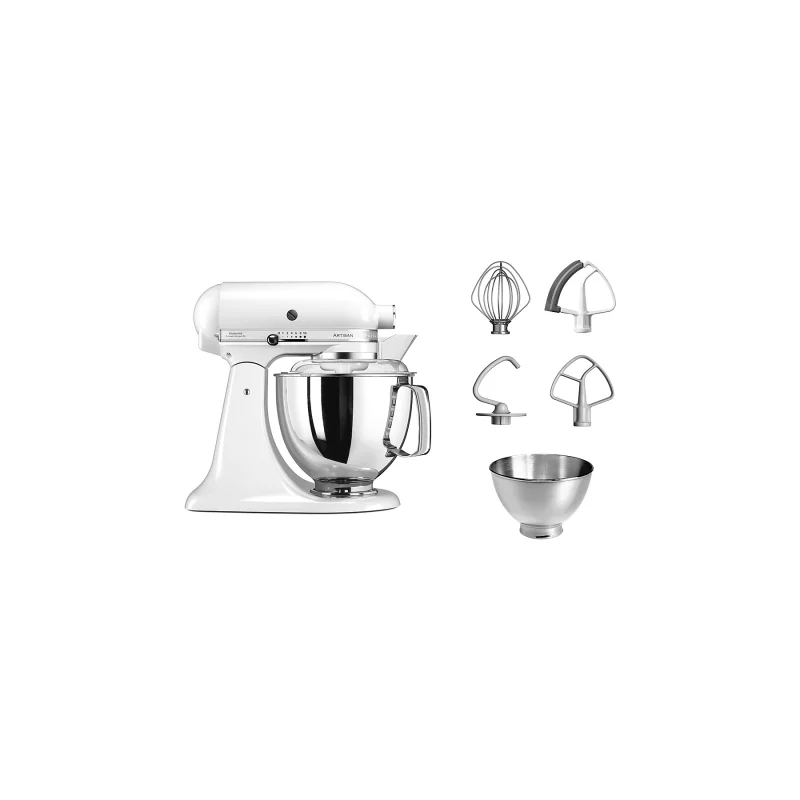 Image : Robot patissier Kitchenaid ARTISAN ELEGANCE 5KSM175PSEWH BLANC