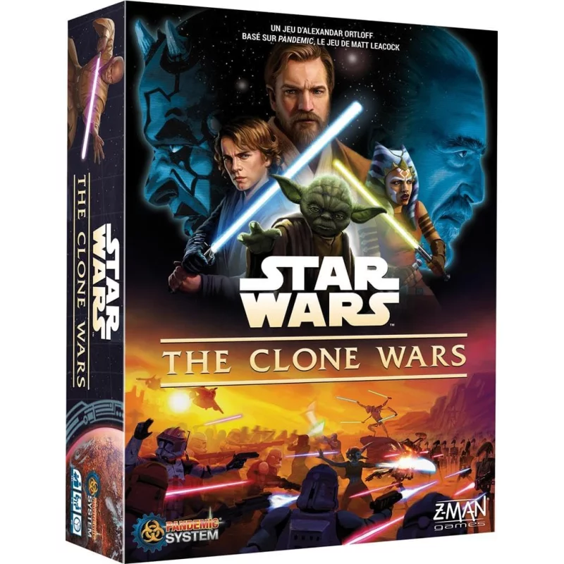 Image : Jeu de strategie Asmodee Star Wars Clone Wars Pandemic System
