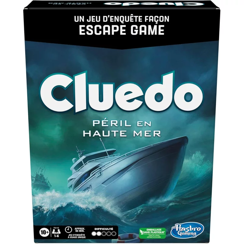 Image : Hasbro Cluedo Peril en Haute mer HASBRO GAMING