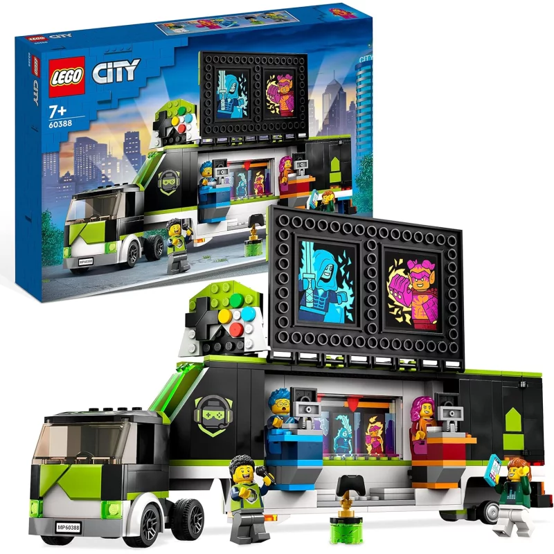 Image : LEGO 60388 City Le Camion de Tournois de Jeux Video