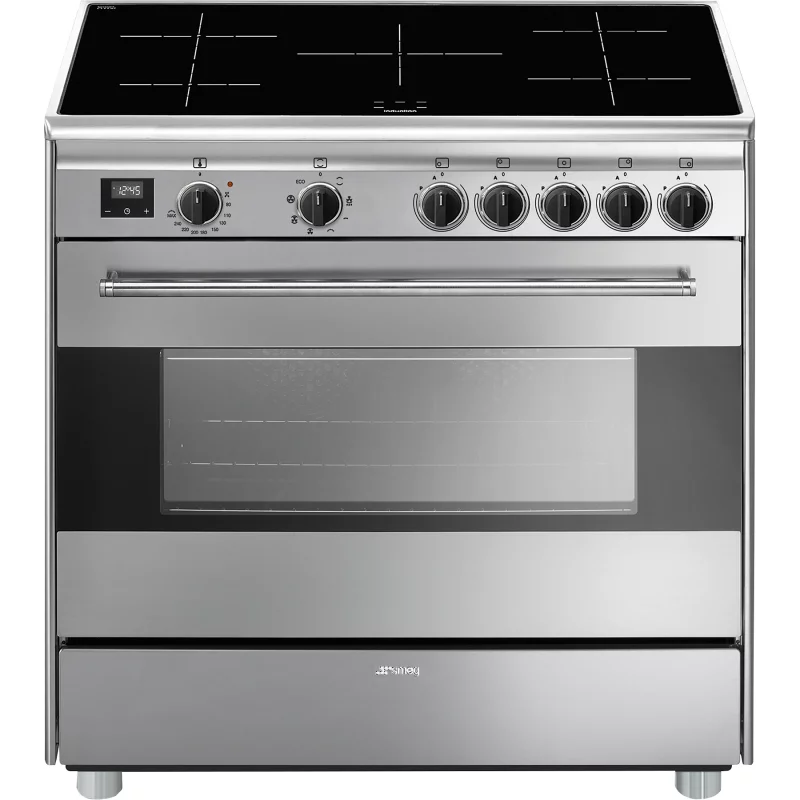 Image : Piano de cuisson induction SMEG BG91IX2