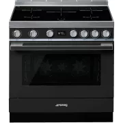 Piano de cuisson Smeg PORTOFINO 90CM INDUCTION Anthracite - CPF9IPAN