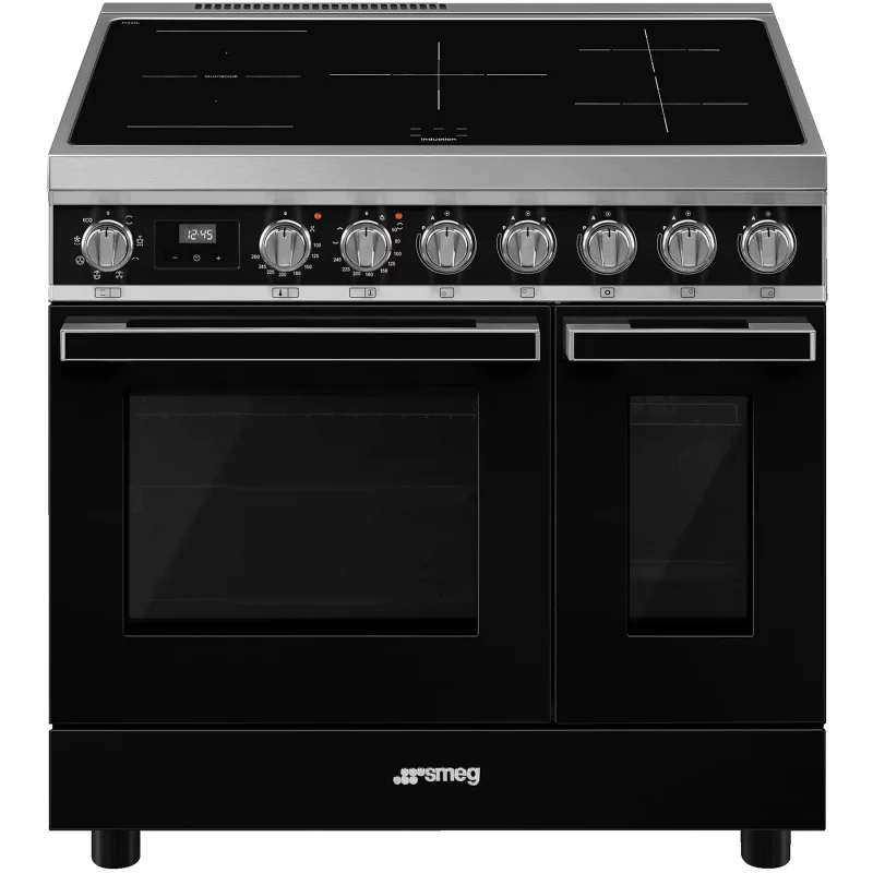 Image : Piano de cuisson induction SMEG CPF92IMBL