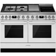 Piano de cuisson mixte SMEG CPF120IGMPWH