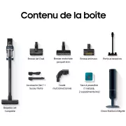 Image : Aspirateur balai SAMSUNG Bespoke Jet Complete bleu VS20A95843B