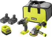 Duo Perceuse et Meuleuse R18DDAG-220S RYOBI