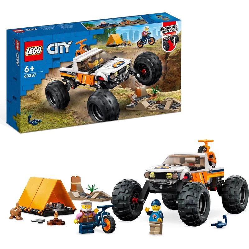 Image : LEGO City 60387 Les aventures du 4 x 4 tout-terrain