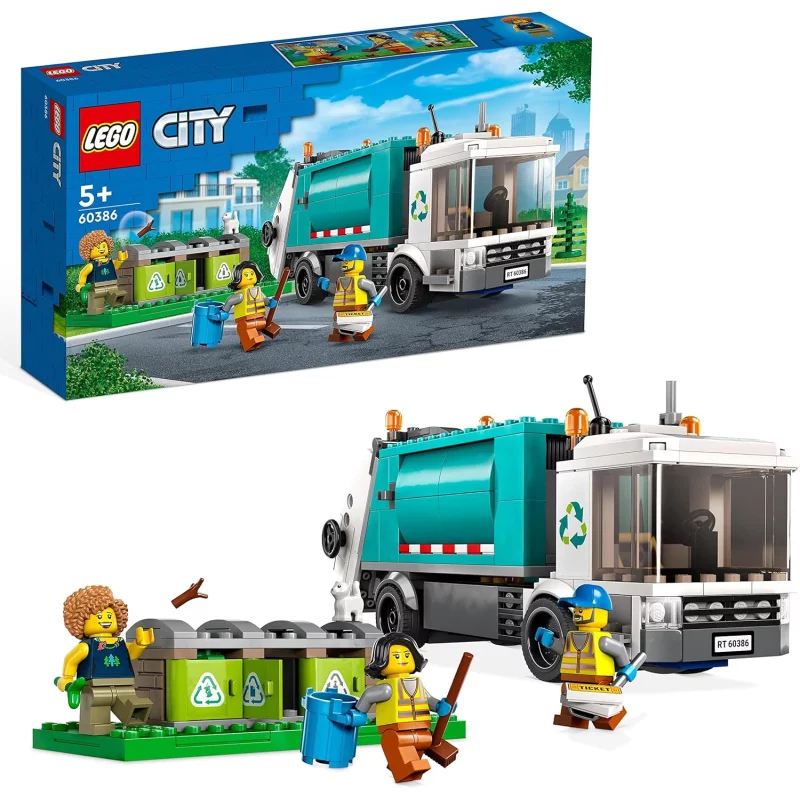 Image : LEGO City 60386 Le camion de recyclage