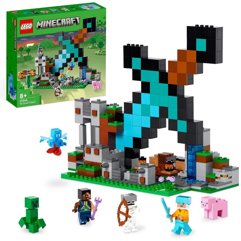 Image : LEGO Minecraft 21244 L’avant-poste de l’epee