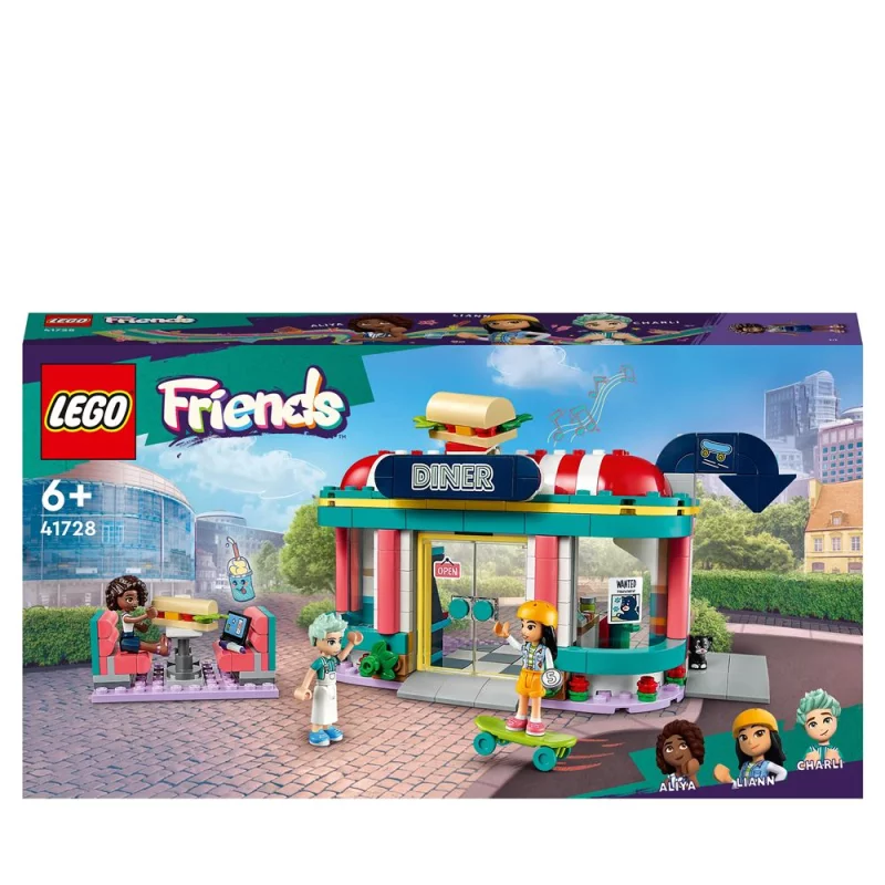 Image : LEGO Friends 41728 Le snack du centre-ville