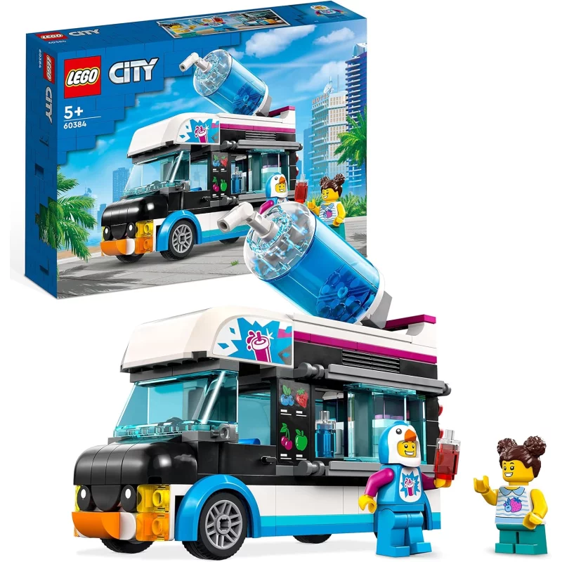 Image : LEGO City 60384 Le camion a granites du pingouin