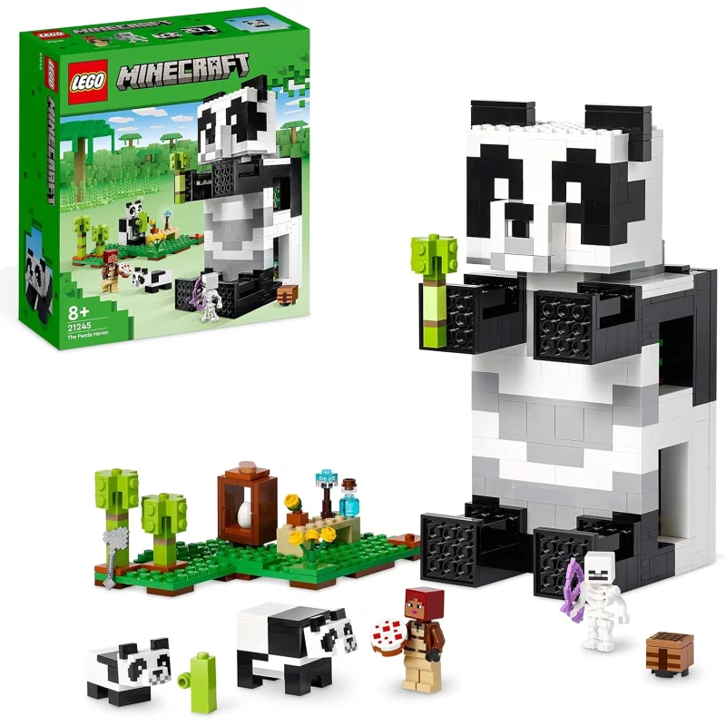 Image : LEGO Minecraft  21245 Le refuge panda