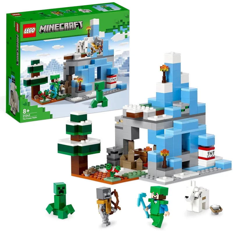 Image : LEGO Minecraft 21243 Les pics geles