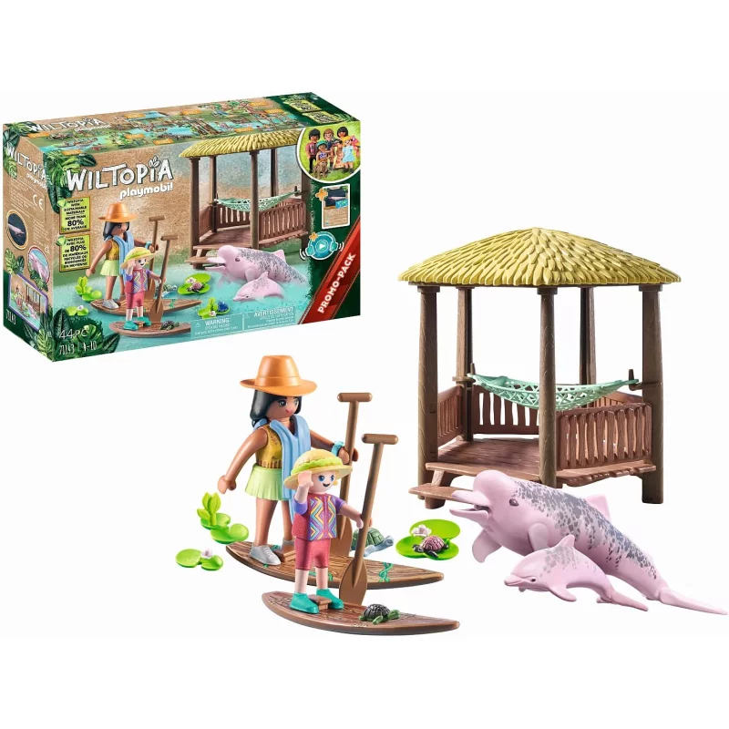 Image : Playmobil 71143 Paddles et dauphins roses