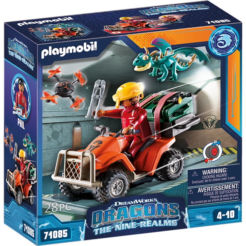 Image : Playmobil Dragons 71085 The Nine Realms Icaris Quad