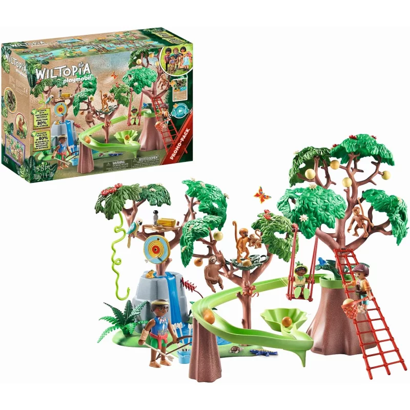 Image : Playmobil 71142 Aire de jeu tropicale de la jungle
