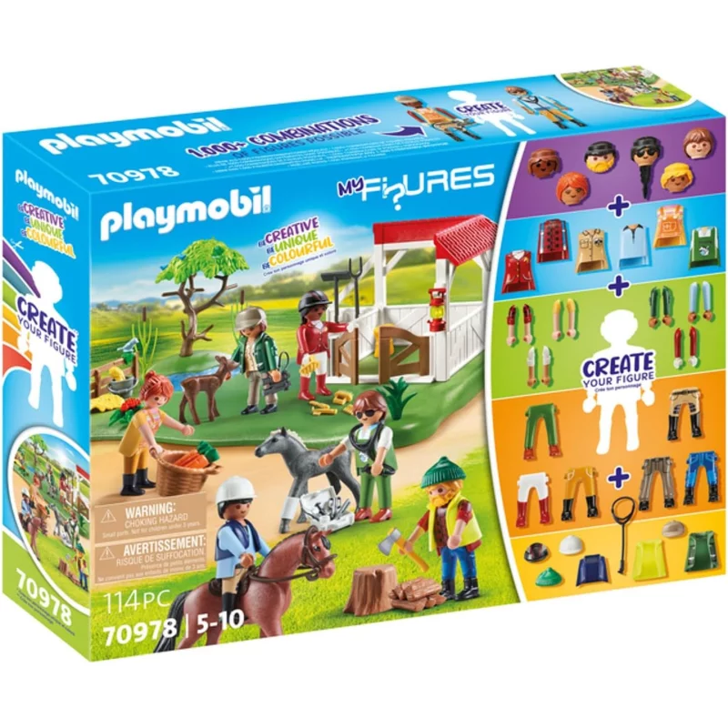Image : Playmobil 70978 My figures ranch equestre