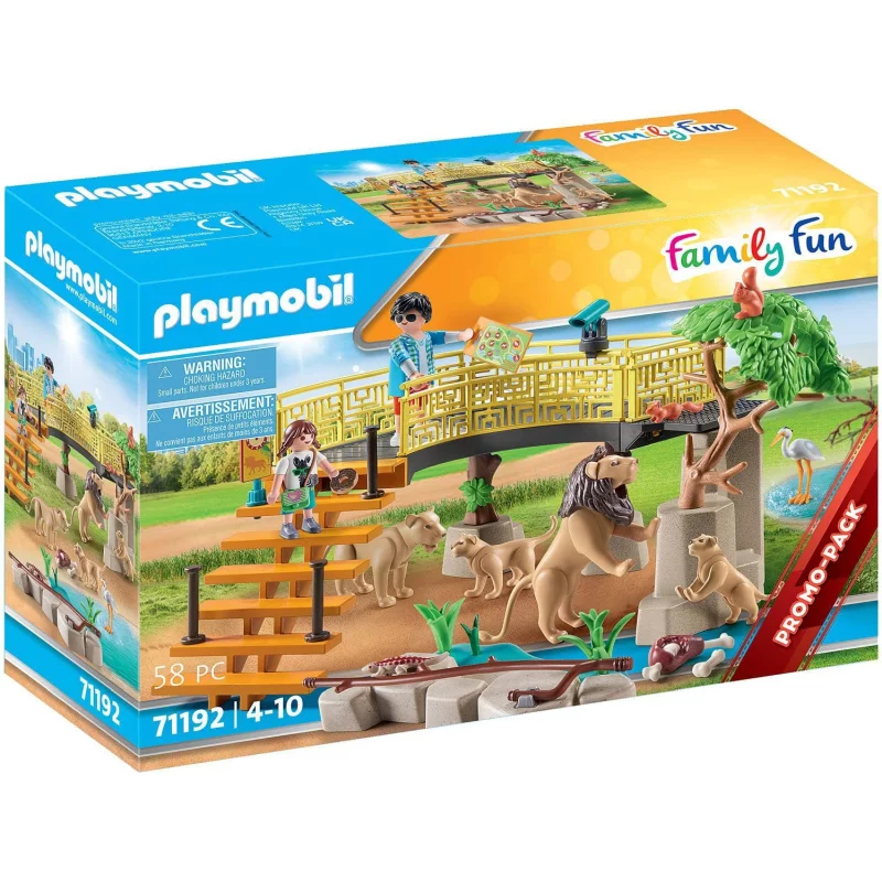 Image : Playmobil Family Fun 71192 Espace des lions