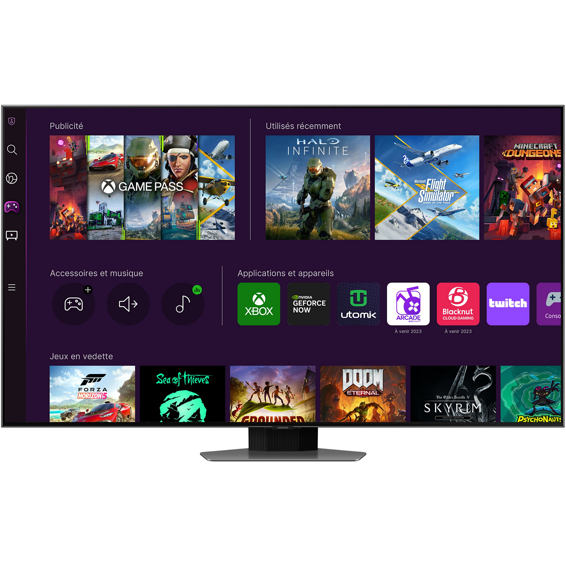 Image : TV QLED SAMSUNG 55' TQ55Q80C 2023