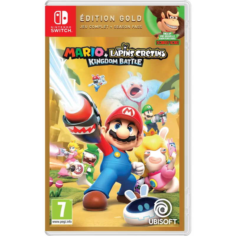Image : Mario + The Lapins Cretins Kingdom Battle - Edition Gold pour Nintendo Switch