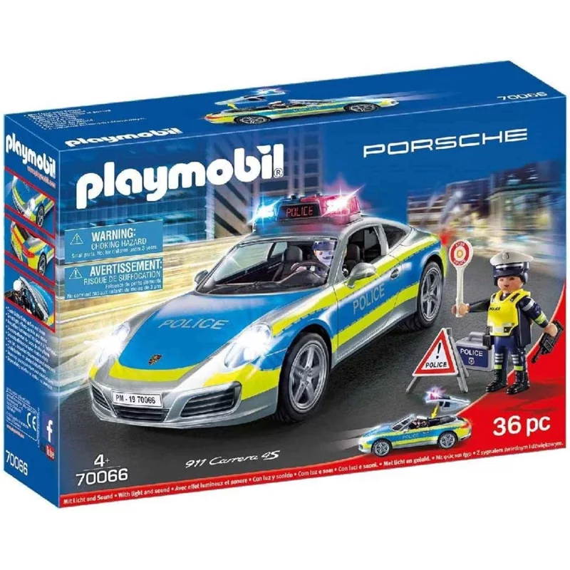 Image : Playmobil 70066 Porsche 911 Carrera 4S Police