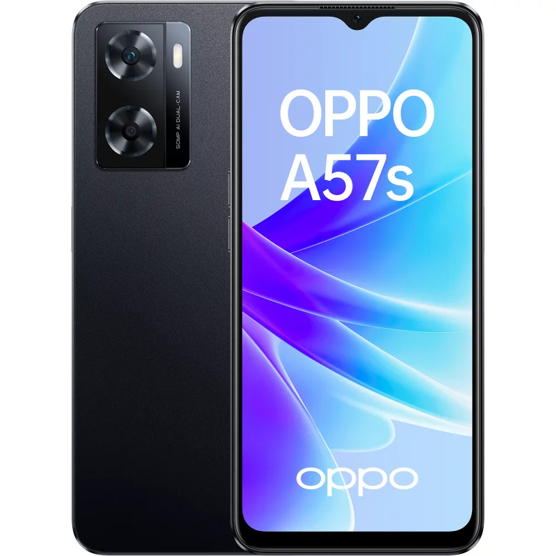 Image : Smartphone Oppo A57S 128Go Noir Etoile