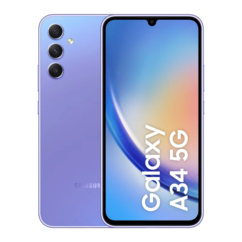 Image : Samsung Galaxy A34 5G 128 Go Violet SM-A346BLVAEUB