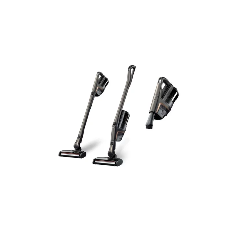 Image : Aspirateur balai sans fil Miele Triflex HX2 Pro Gris teinte et lisere Rose Gold