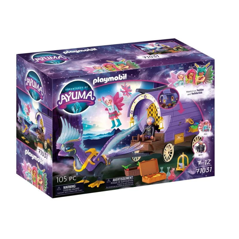 Image : Playmobil 71031 Chariot avec fee et phenix