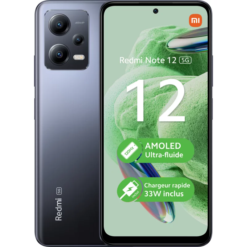 Image : Xiaomi Redmi Note 12 128 Go Gris