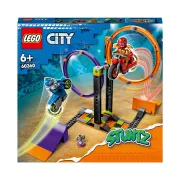 LEGO 60360 City Stuntz Le Defi de Cascade : Les Cercles Rotatifs