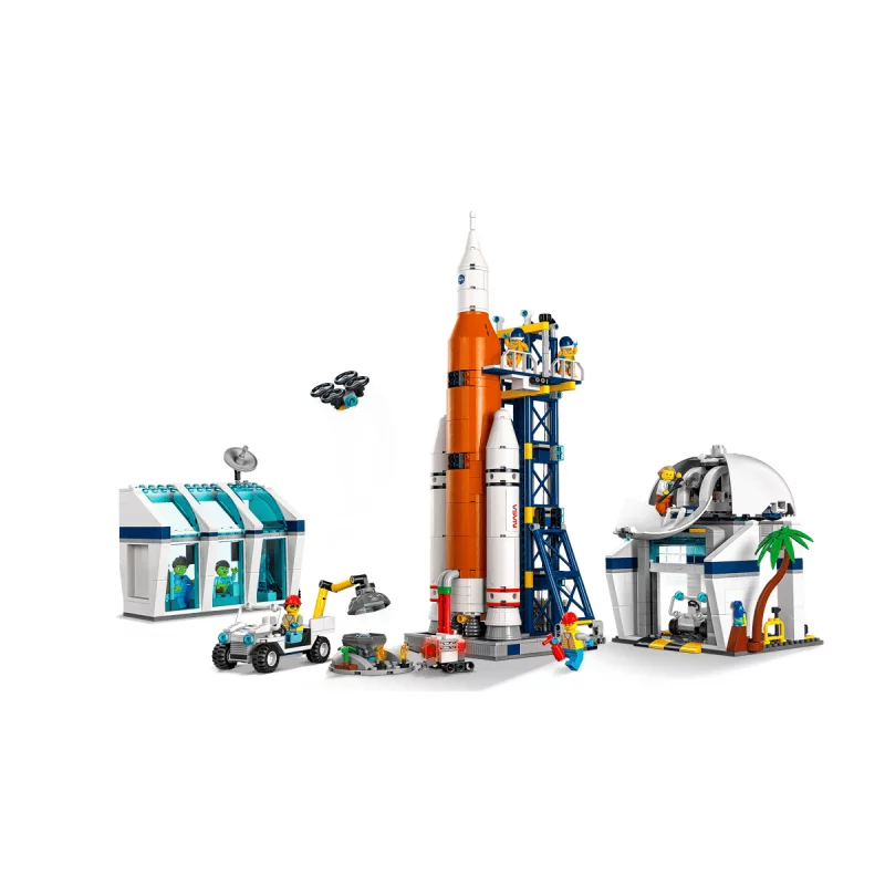 Image : LEGO 60351 City La Base De Lancement De La Fusee