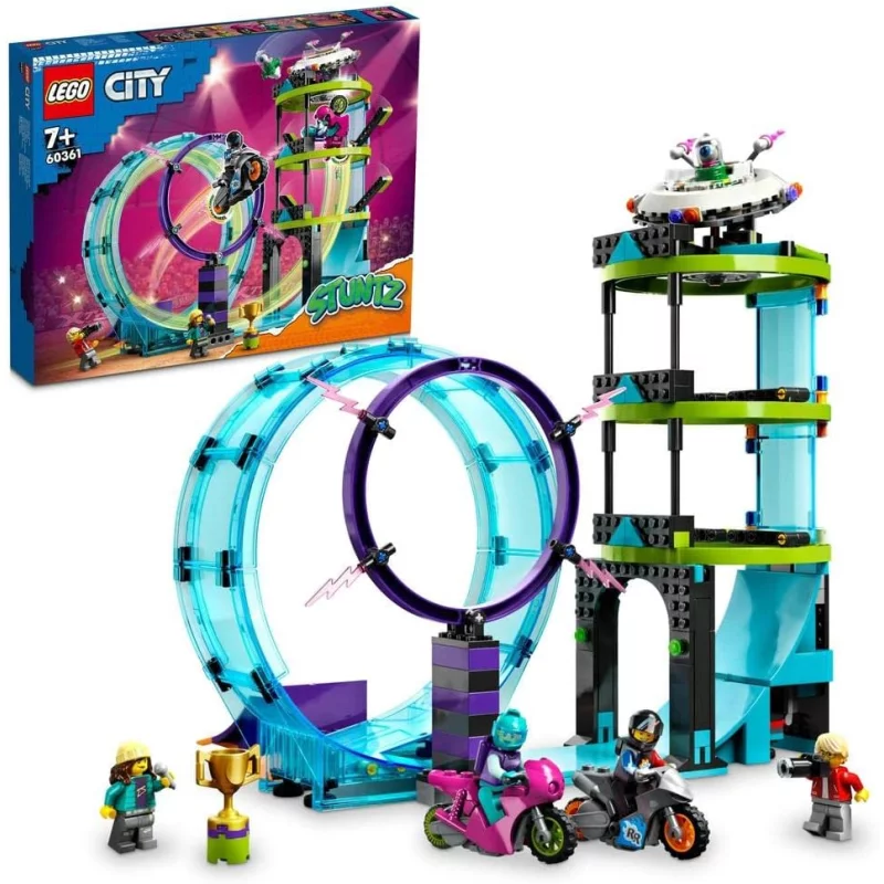 Image : LEGO 60361 City Stuntz Le Defi Ultime des Motards Cascadeurs