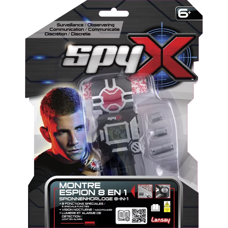 Image : Lansay Spy X Montre espion 8 en 1