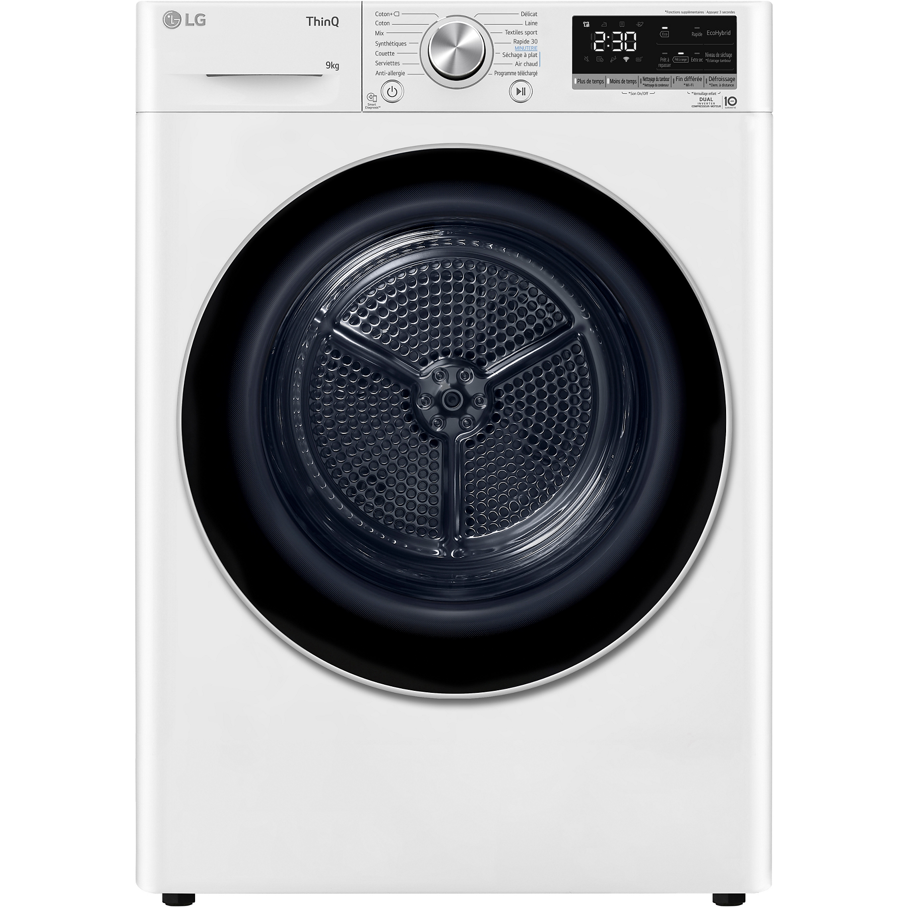 Image : Seche linge pompe a chaleur LG RH9V51WH