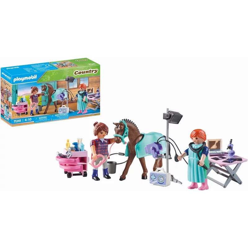 Image : Playmobil Country 71241 Veterinaire equin
