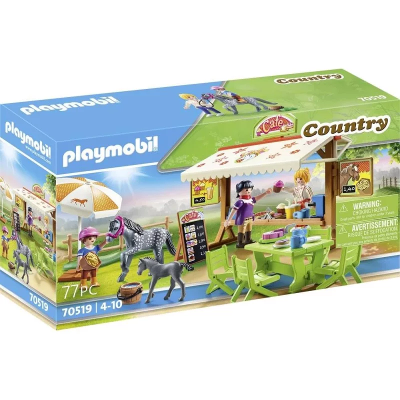 Image : Playmobil Country 70519 Cafe du poney club