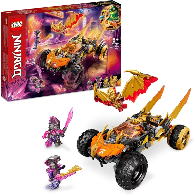 Image : LEGO Ninjago 71769 Le Bolide Dragon de Cole