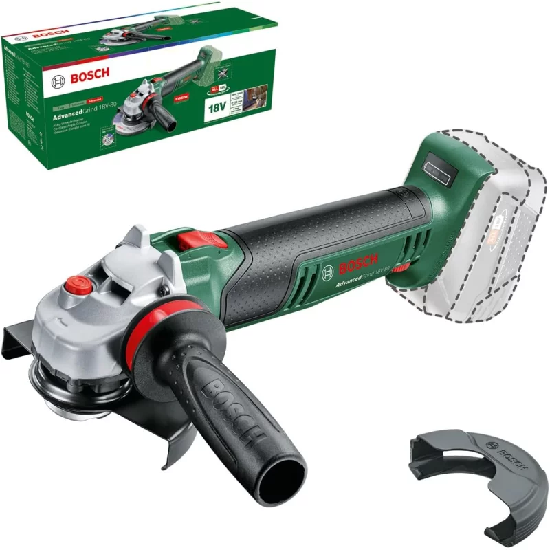 Image : Meuleuse d'angle sans fil Bosch AdvancedGrind 18 V-80 06033E5100